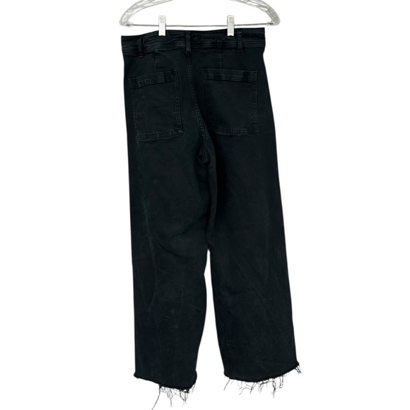 Zara Marine Straight Leg Jeans - Black - Size 10 - Picture 3 of 9